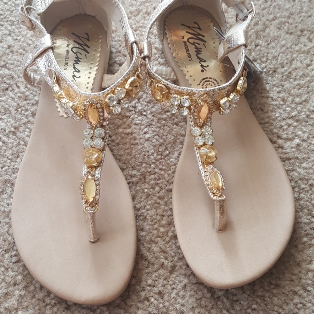 Jeweled sandals